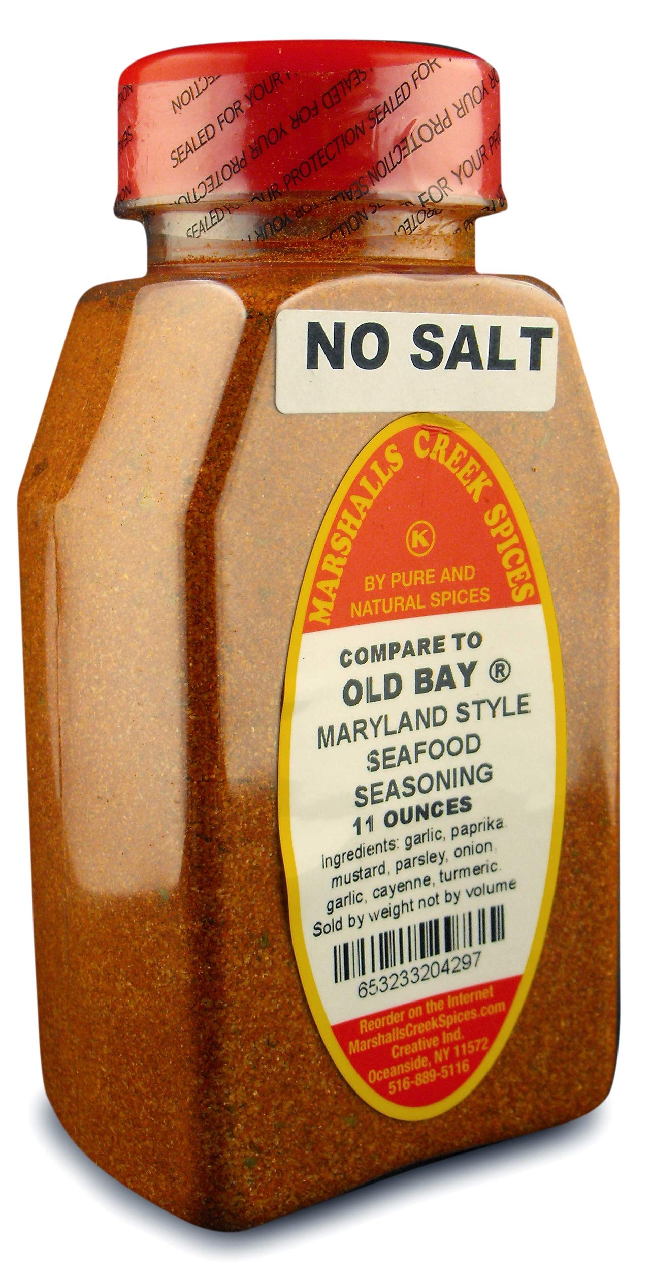 Marshalls Creek Spices Kosher No Salt, Maryland Style Seafood Seasoning, 11 Ounce