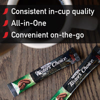 Nescafe Instant Coffee Packets, Decaf, Taster's  Choice Light Roast, 1.7 g Singles (Pack of 80)