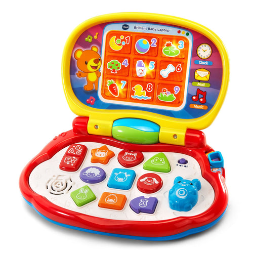 VTech Brilliant Baby Laptop (Frustration Free Packaging) Red Frustration-Free Packaging