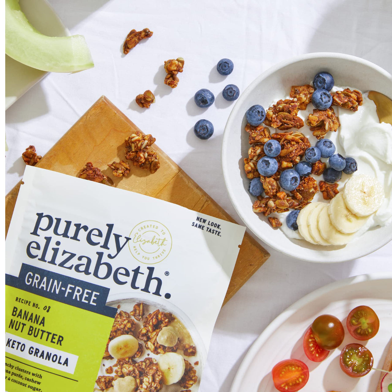 Purely Elizabeth, Banana Nut Butter, Grain-Free Granola, Non-GMO, Paleo (8oz Bag)