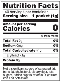 Happy Belly Zero Calorie Stevia Sweetener, 140 Count (Previously Sugarly Sweet)