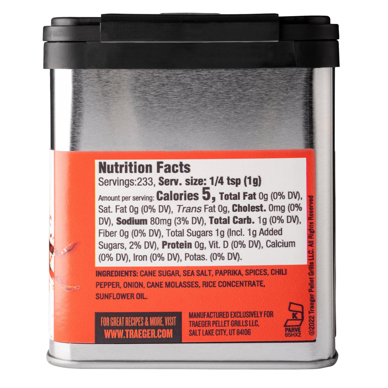 Traeger Grills SPC169 Beef Rub with Molasses and Chili Pepper