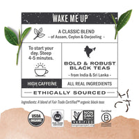 Numi Organic Black Tea, Breakfast Blend, 18 Count (Pack of 3) - Packaging May Vary