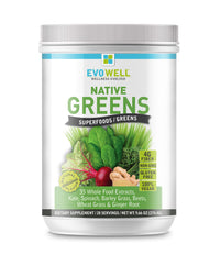 Evowell Native Greens Superfoods/greens Natural Flavor, 9.66 Ounce