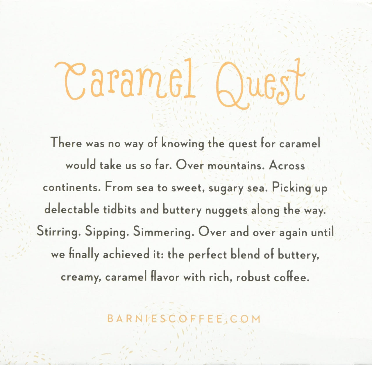 BARNIE's COFFEE TEA CO., Single Serve Pods and Smooth Flavor Gluten and Fat Free Medium Roast Compatible with Keurig Brewers, Creamy Buttery Caramel, 10 Count