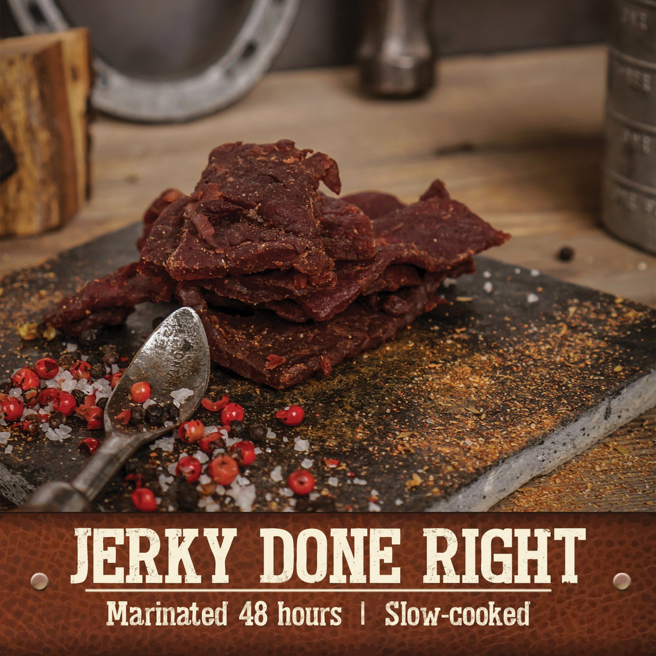 Cattleman's  Cut Peppered Steakhouse Beef Jerky, 10 Ounce