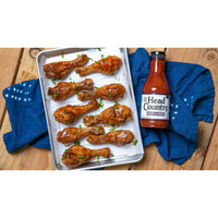 Head Country Bar-B-Q Sauce, Sweet & Sticky | Gluten Free BBQ Sauce With No Allergens Or Preservatives | Sweet & Robust Championship Barbecue Sauce Great on Beef, Pork & Chicken | 20 Ounce, Pack of 1