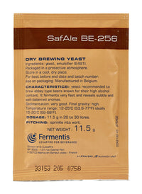 Fermentis SafAle BE-256 Beer/Ale Yeast - Pack of 1 - With North Mountain Supply Freshness Guarantee