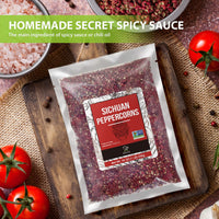 Soeos Sichuan Peppercorns, Authentic Szechuan Pepper corn, Tingle and Numbing Effect, Less Seeds, Strong Flavor, Essential for Kung Pao Chicken, Mapo Tofu, 16 oz (454g), Grade A Red Peppercorn