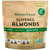 Nature's  Eats Blanched Slivered Almonds, Natural, 10 Ounce