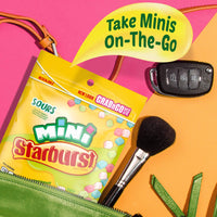 STARBURST Sours Minis Fruit Chews Candy, 8-Ounce Grab N Go Size Resealable Bag
