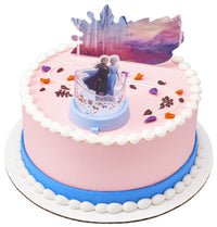 DecoSet Disney Frozen 2 Mythical Journey Cake Topper Decoration, 2-Piece set Featuring Elsa and Anna