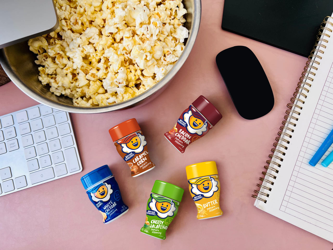 Kernel Season's  Popcorn Seasoning Mini Jars Variety Pack, 0.9 Ounce (Pack of 8)