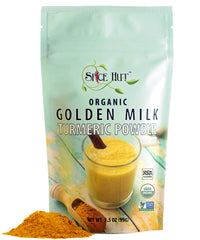 Organic Golden Milk Turmeric Powder - All Natural, No added Sugar, 3.5 ounce, The Spice Hut