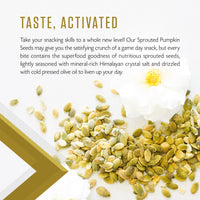 Living Intentions Organic Sprouted Pumpkin Seeds: Salted  NonGMO  Gluten Free  Vegan Kosher  Paleo - 8 Ounce Unit