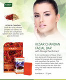 Vaadi Herbals Value Kesar Chandan Facial Bars with Extract of Orange Peel, 25gm x 4