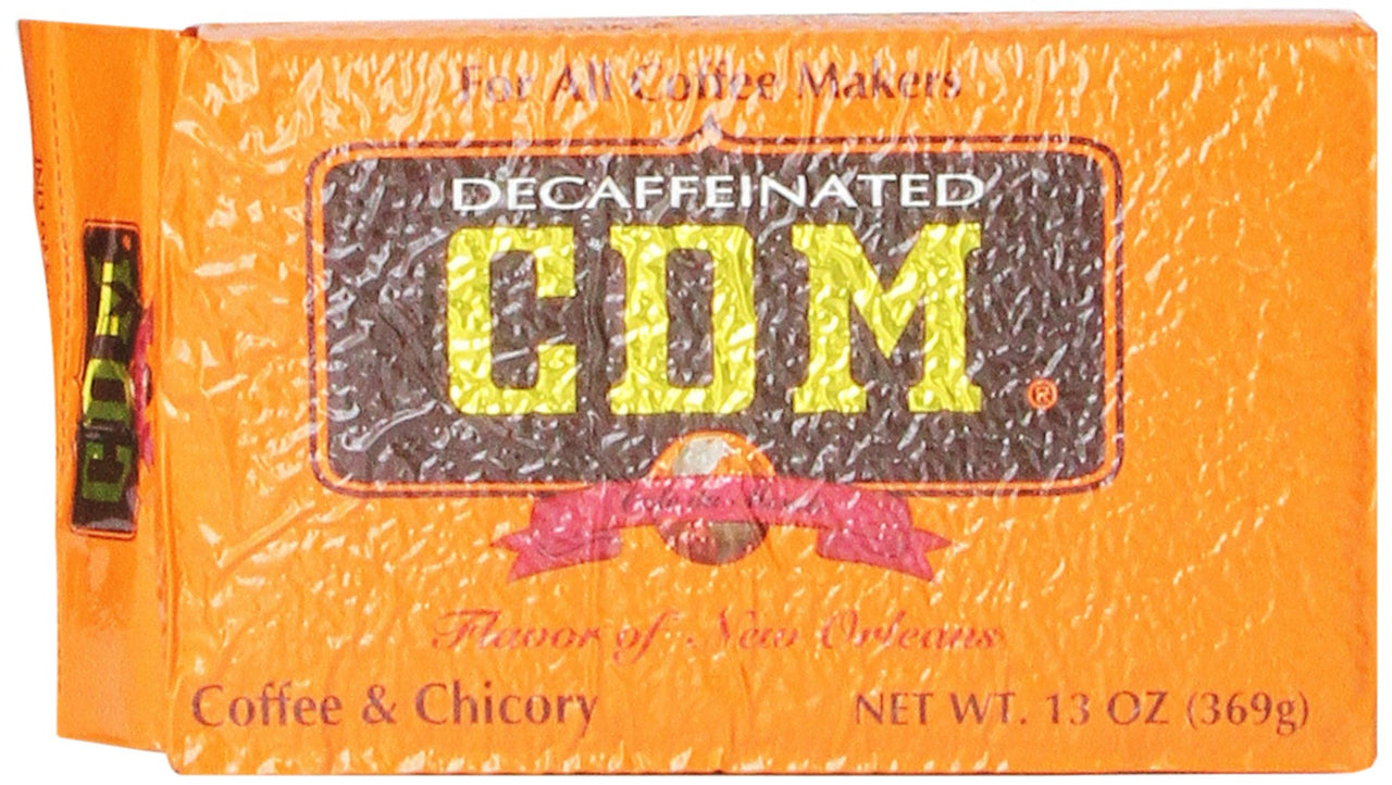 CDM Coffee & Chicory Decaffeinated Ground Coffee 13 Ounce Bag