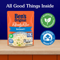 BEN's ORIGINAL Ready Rice Basmati Rice, Easy Side Dish, 8.5 oz Pouch