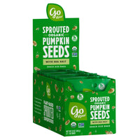 Go Raw Seeds with Sea Salt, Grab and Go, Single Serve, Keto Vegan Gluten Free Organic Superfood, Pumpkin, 12 Ounce