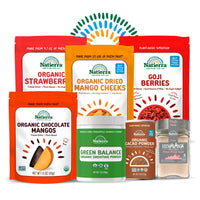 NATIERRA Premium Freeze-Dried Strawberries | Non-GMO & Vegan | 0.7 Ounce (Pack of 4)