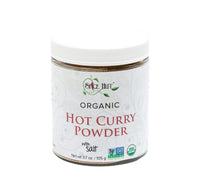 The Spice Hut Organic Hot Curry Powder Seasoning, Quick & Easy Spice Blend for Spicy Indian Cooking, With Salt 3.7 oz