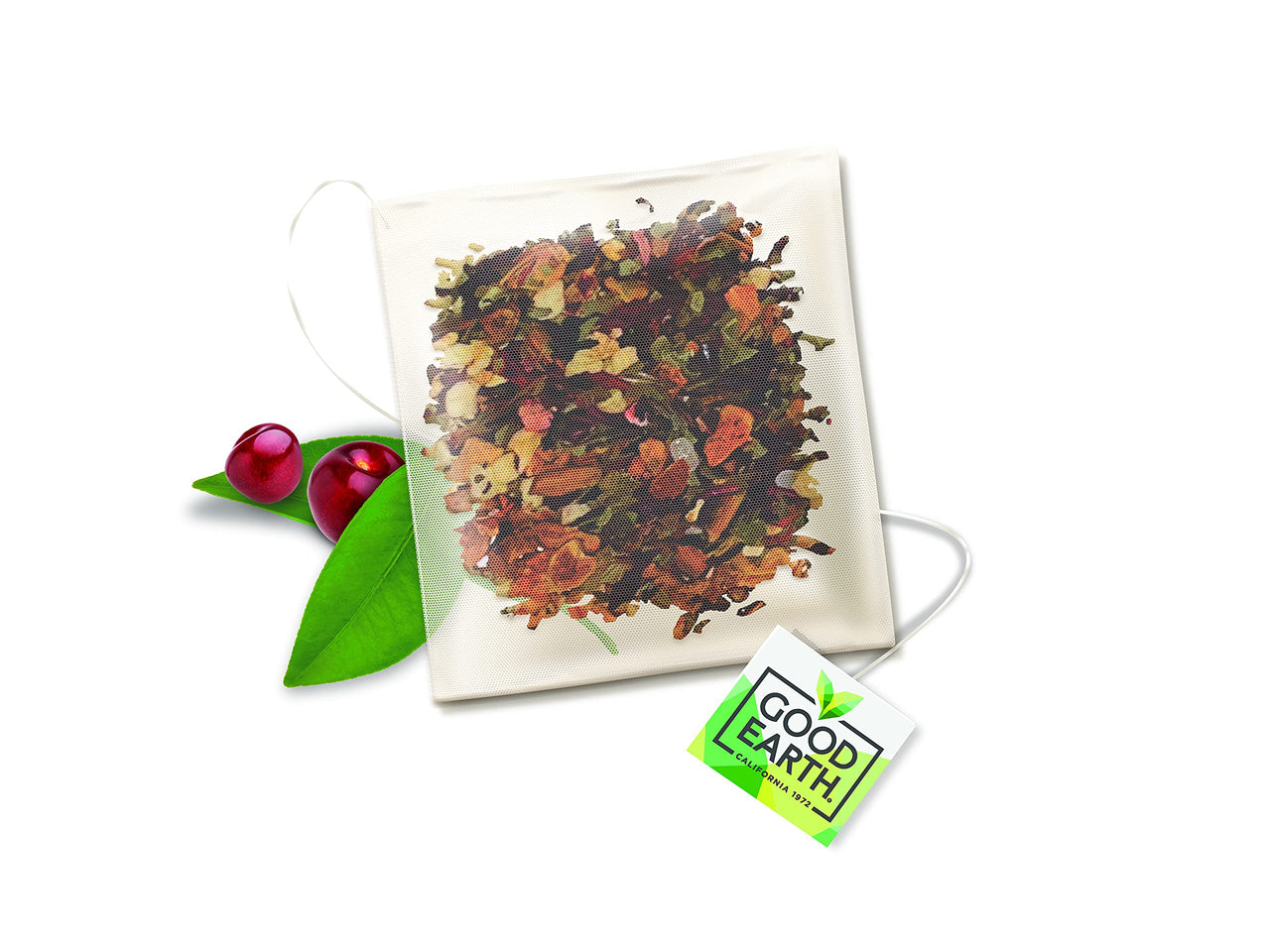 Good Earth Sensorial Blend All Natural Spiced Cherry Herbal Tea, 15 Count (Pack of 5)