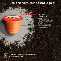 Instant Compostable Espresso Capsules, Leggero Light Roast, 10 Plant-based Capsules, From the Makers of Instant Pot, Eco-Friendly, 100% Organic, Arabica Espresso Capsules with Compostable Inner Bag