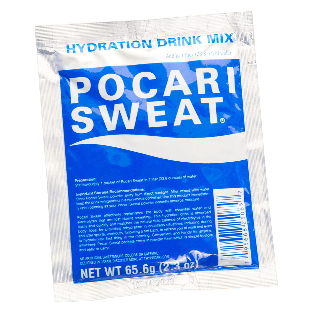 Pocari Sweat Powder - 1 Box, 5 Packets, Now in the USA, Restore the Water and Electrolytes, Hydration That is Smarter Than Water, Japan's  Favorite Hydration Drink (40407)