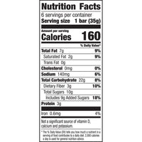 Nature Valley Soft-Baked Oatmeal Squares, Peanut Butter, 1.24 oz, 6 ct