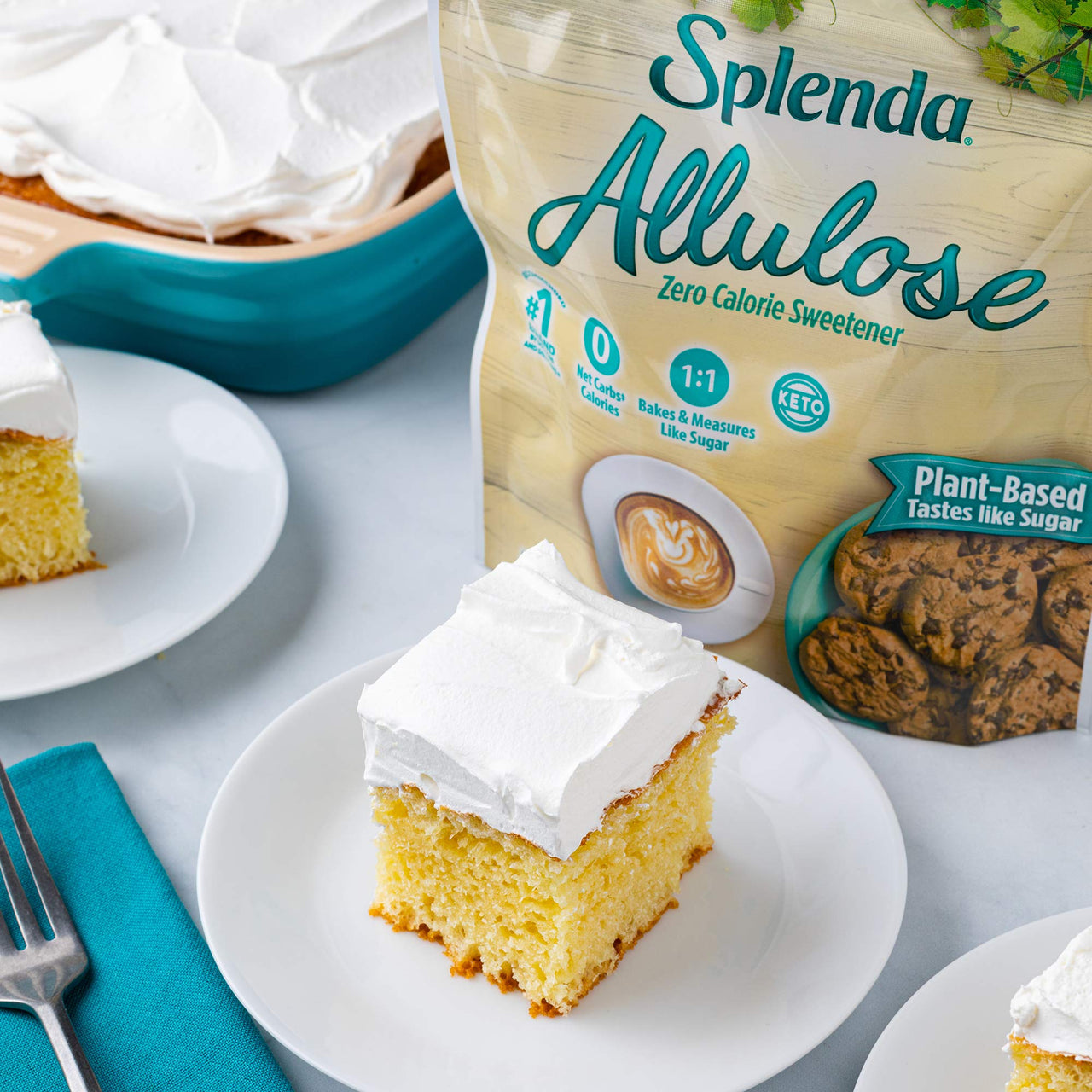 Splenda Allulose, Plant Based Zero Calorie Sweetener For Baking & Beverages In Resealable Pouch (12 Ounce Pouch)