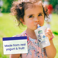 GoGo squeeZ yogurtZ Blueberry, 3 oz. (4 Pouches) - Kids Snacks Made from Real Yogurt Fruit - Pantry Friendly Snack, No Fridge Needed - No Preservatives - Kosher Certified - Gluten Free Snacks for Kids