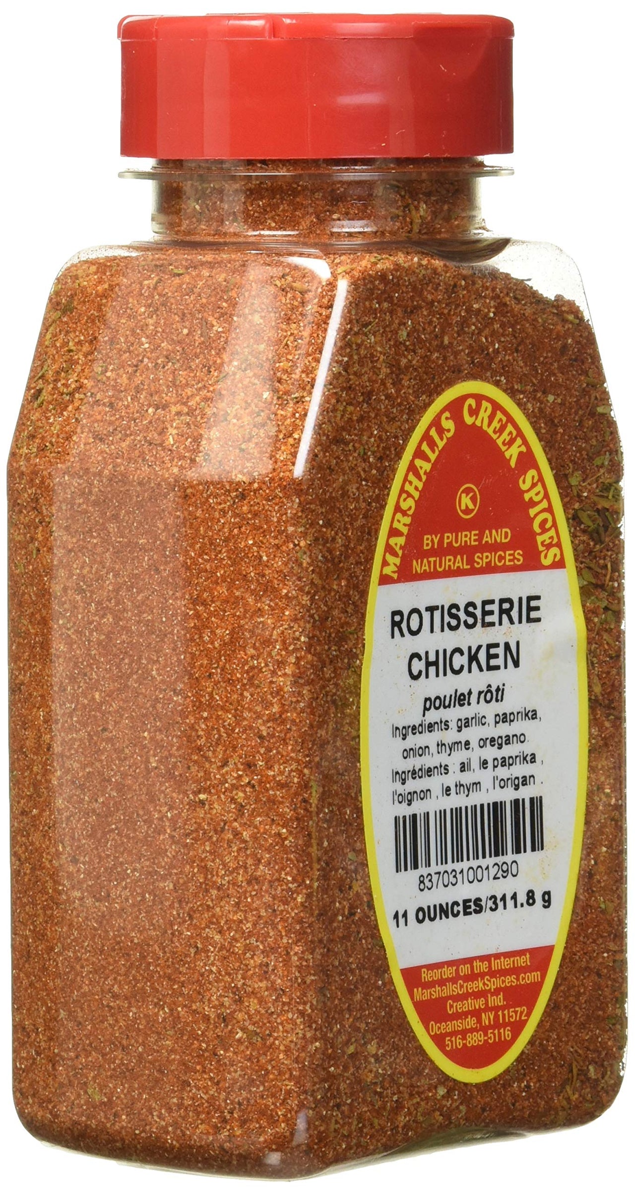 Marshalls Creek Spices Rotisserie Chicken Seasoning, No Salt, 11 Ounce