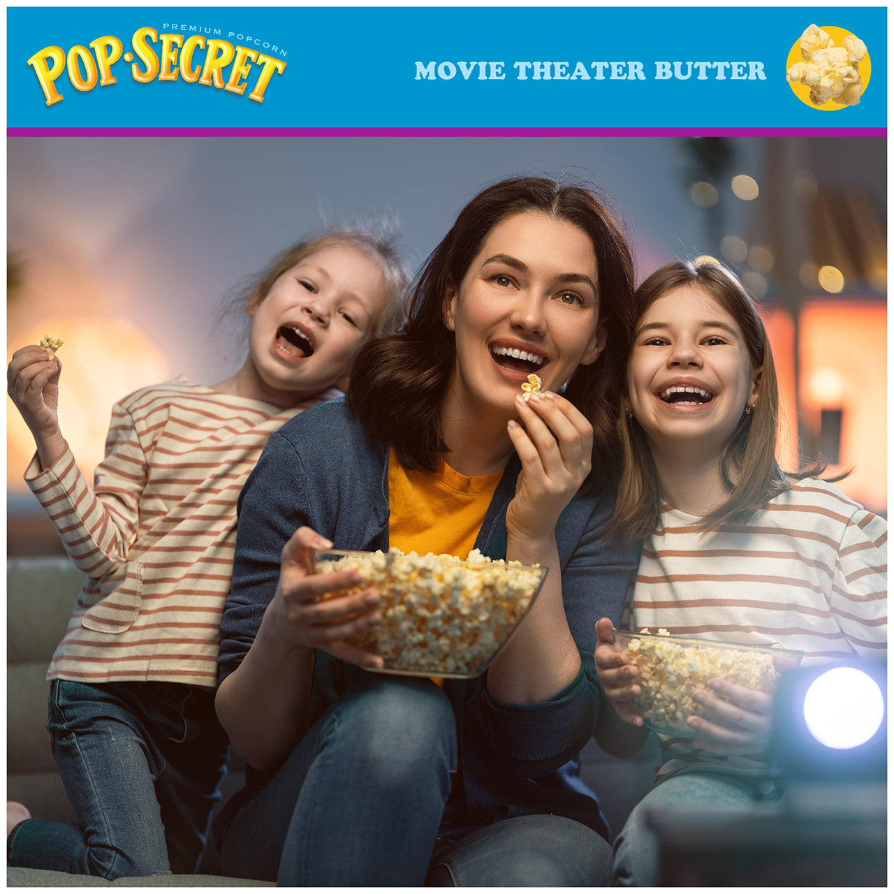 Pop Secret Popcorn, Movie Theater Butter, Microwave Popcorn Bags, 3 Count Box