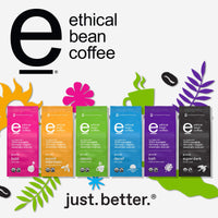 Ethical Bean Fairtrade Organic Coffee, Classic Medium Roast, Ground Coffee Beans - 100% Arabica Coffee (8 oz Bag), 0.5 Pound (Pack of 1)