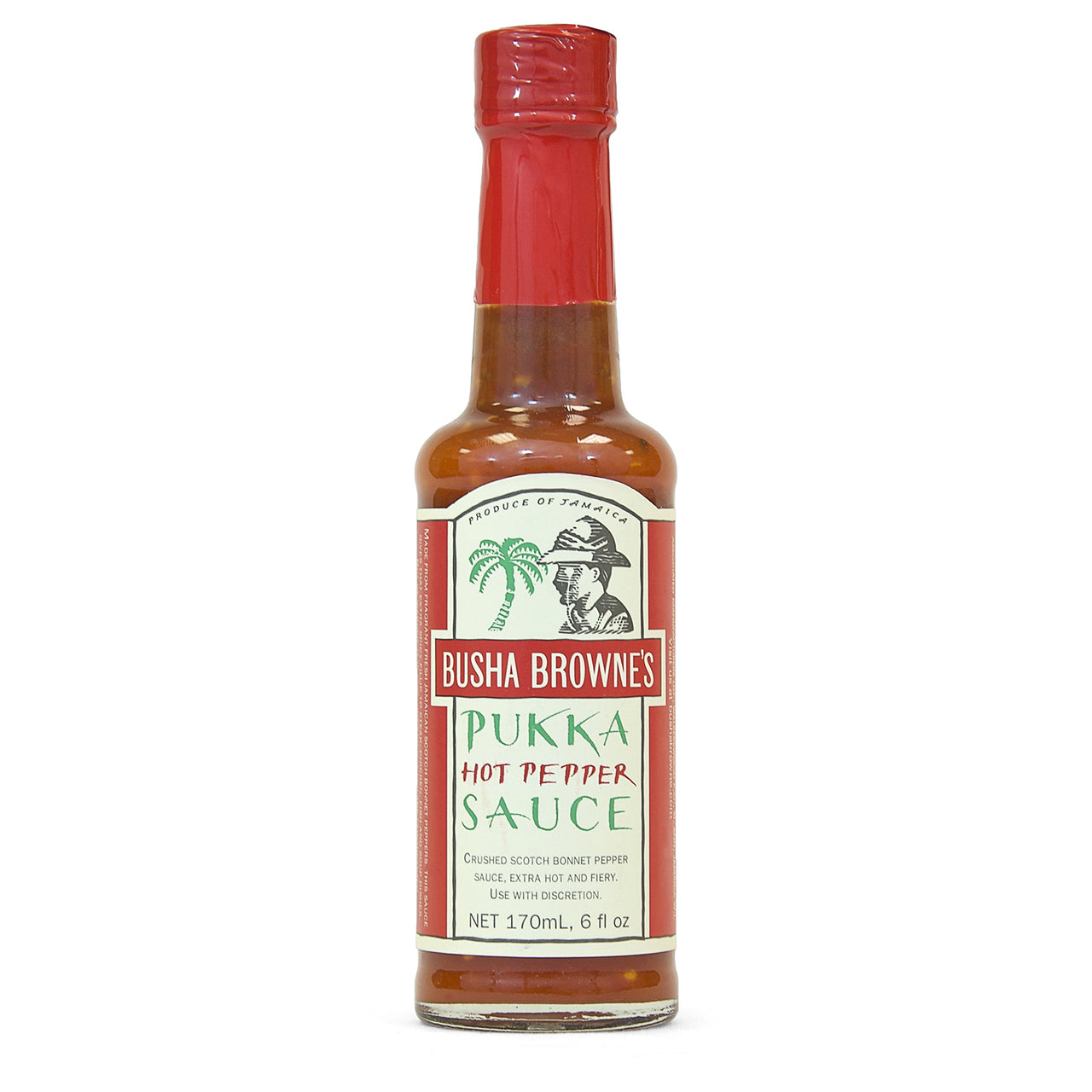 Busha Brownes Pukka Hot Pepper Sauce, 5.0 Ounce