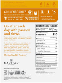 Navitas Organics Goldenberries, 8 oz. Bag, 8 Servings  Organic, Non-GMO, Sun-Dried, Sulfite-Free, 8 Ounce