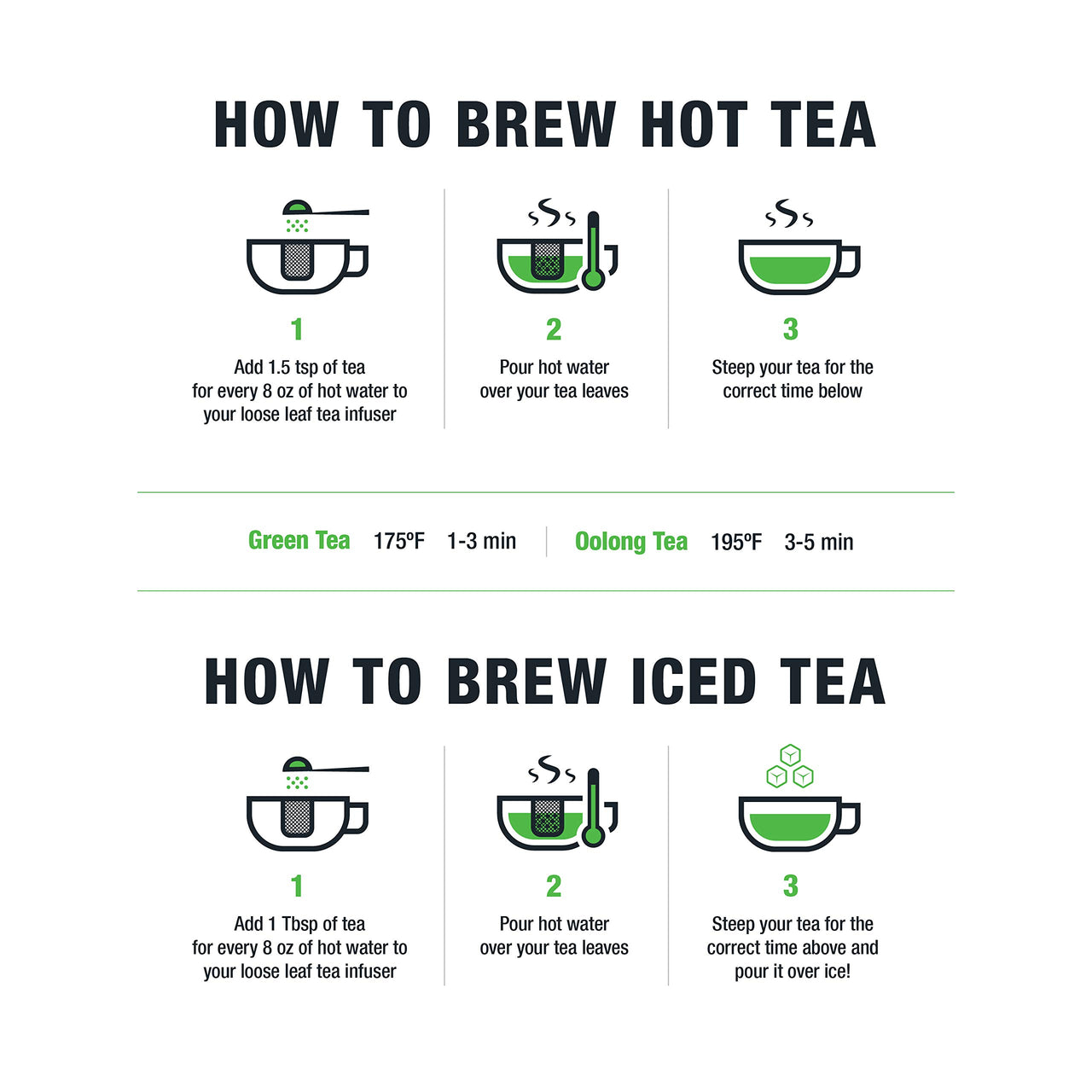 Tiesta Tea - Chinese Jasmine, Loose Leaf Classic Jasmine Green Tea, Medium Caffeine, Hot & Iced Tea, 1.8 oz Pouch - 25 Cups, Natural, Diet Support, Green Tea Loose Leaf