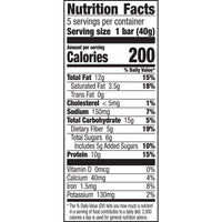 Nature Valley Chewy Protein Bars, Peanut Almond Dark Chocolate, 7.1 oz, 5 Count Box