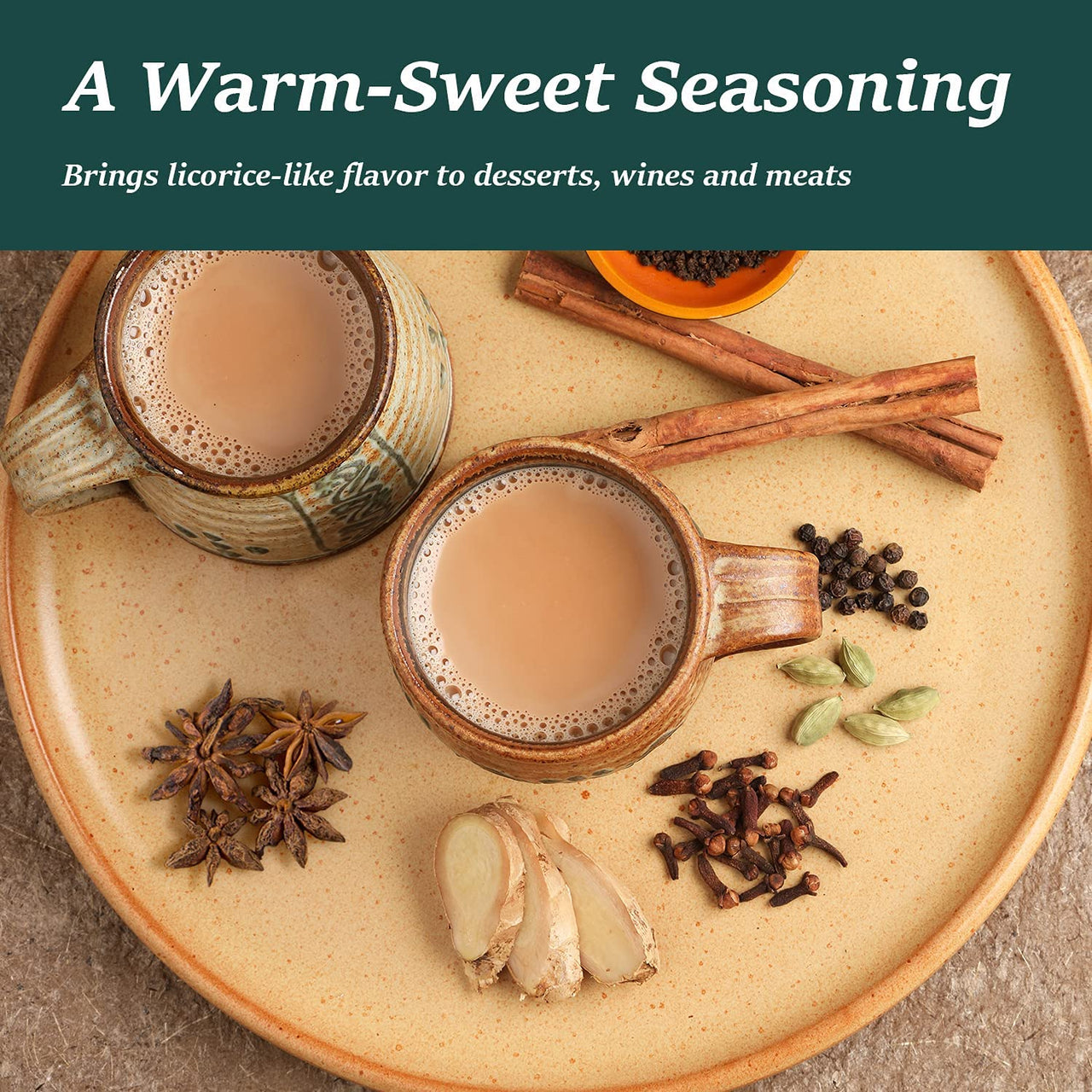 Soeos Star Anise Seeds 6oz (170g), Non-GMO Verified, Great for Baking and Tea, Anis Estrella, Whole Chinese Star Anise Pods, Dried Anise Star Spice, Chinese Star Anise, Star Anise Bulk, Anise Star.