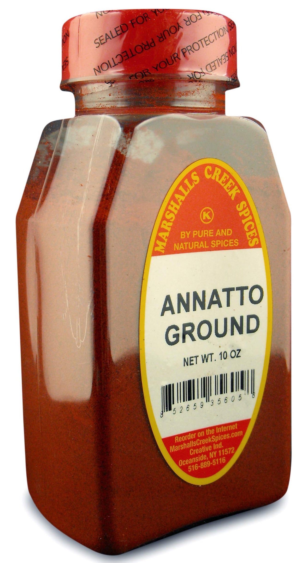 Marshalls Creek Spices New Size Seasoning, Annatto Seed Ground, 10 Ounce