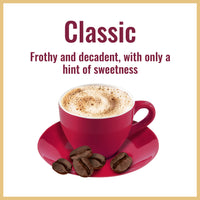 Hills Bros Instant Decadent Classic Cappuccino Mix with a Hint of Sweetness, Easy to Use and Convenient, Enjoy Coffeehouse Flavor at Home, Frothy, 14 Oz