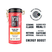 Tiesta Tea - Black Thai Tropical, Loose Leaf Mango Citrus Black Tea, High Caffeine, Hot & Iced Tea, 4.5 oz Tin - 50 Cups, Natural, Flavored, Black Tea Loose Leaf