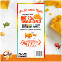 Goldfish Colors Cheddar Crackers, Snack Pack, 0.9 oz, 9 CT Multi-Pack Tray