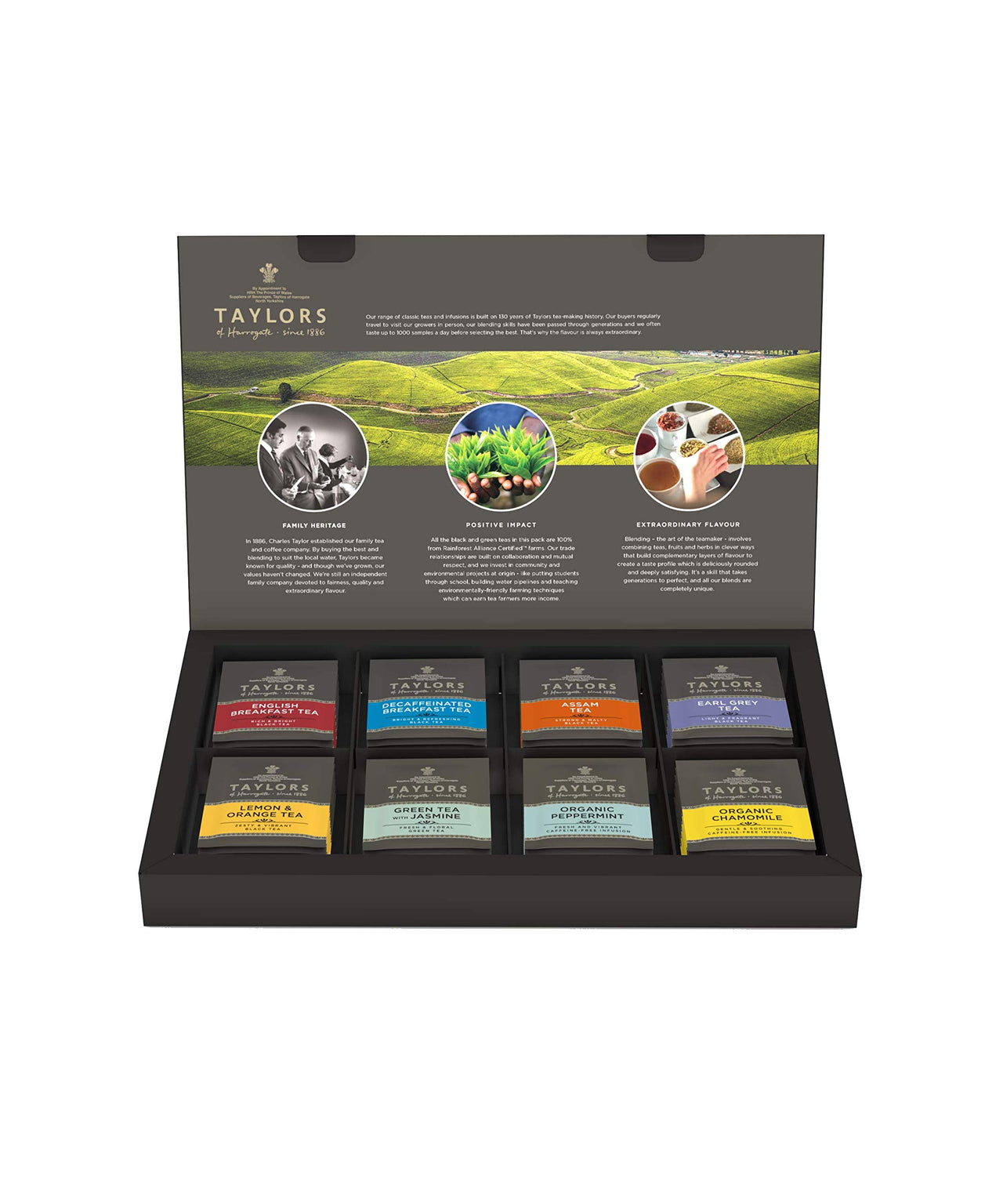 Taylors of Harrogate Classic Tea Variety Box, 48 Count (Pack of 1) & Pure Assam, 50 Teabags
