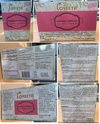 Loveeta Wellness Garcinia Cambogia Tea Raspberry & Hibiscus - 15 Tea Bags (Gmo Free, Gluten Free, Dairy Free, Sugar Free & 100% Natural)