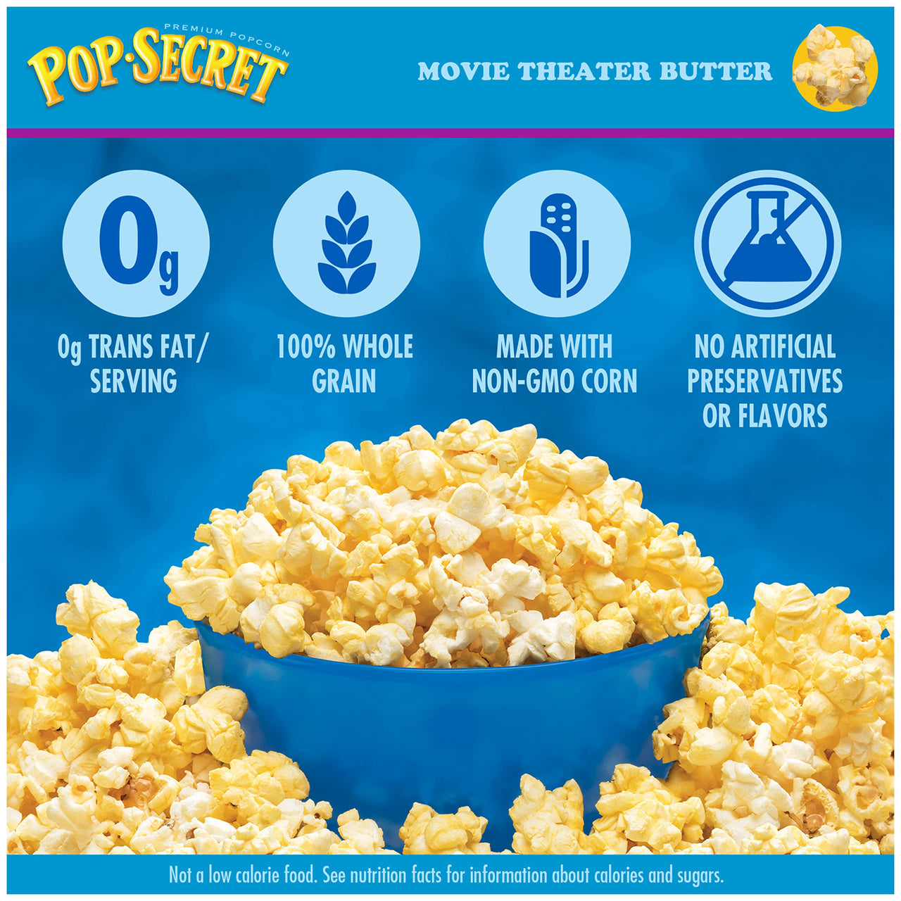 Pop Secret Popcorn, Movie Theater Butter, Microwave Popcorn Bags, 3 Count Box