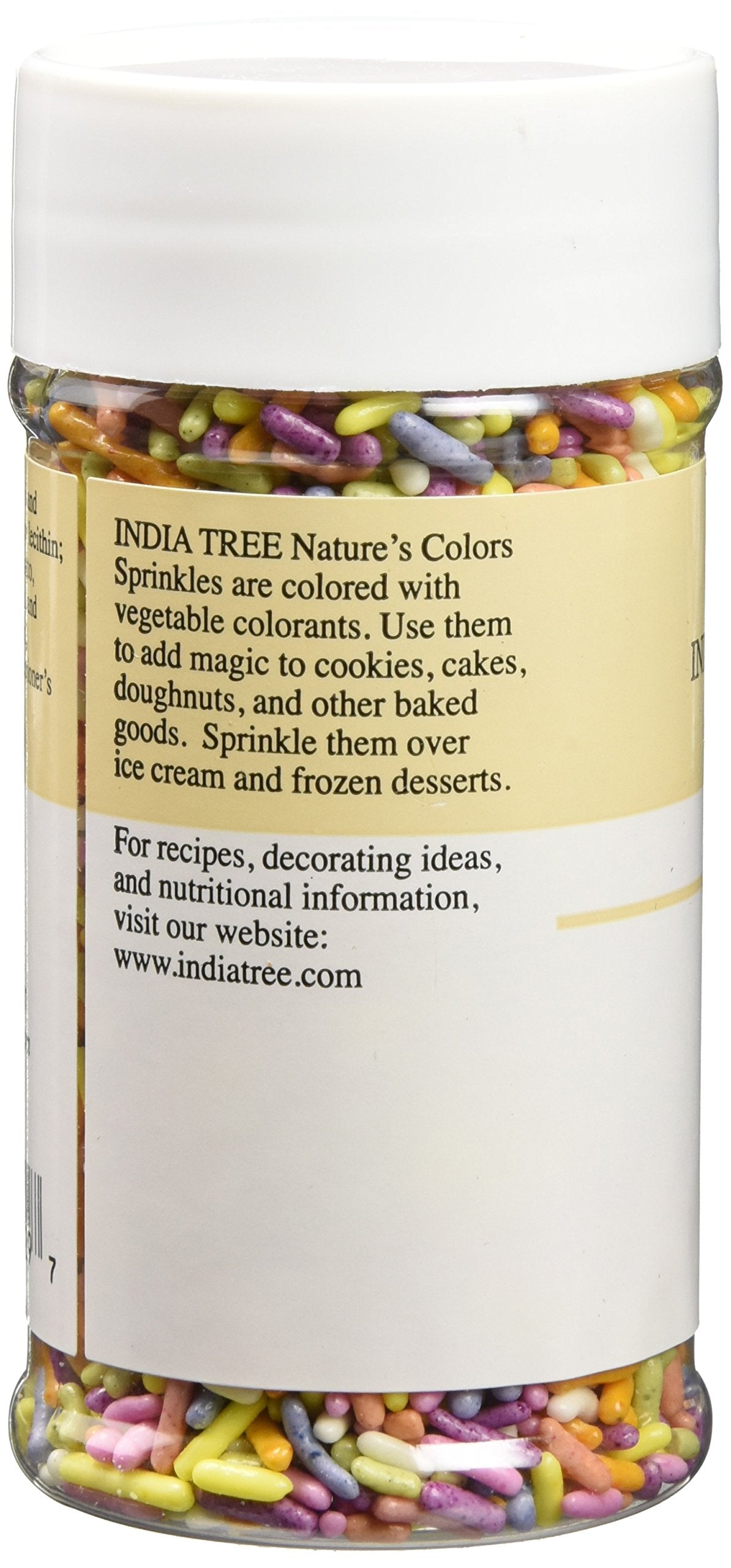 India Tree Nature's  Colors Carnival Sprinkles, 2.7 Ounce