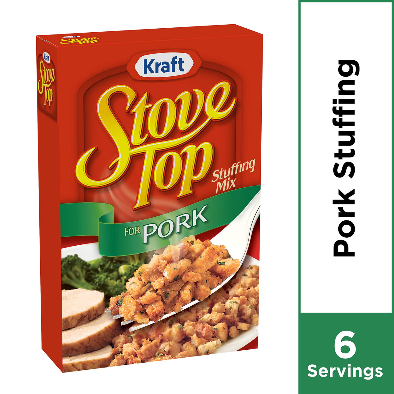 Stove Top Stuffing Mix for Pork (6 oz Box)