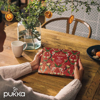 Pukka Tea Advent Calendar, Organic Herbal Tea, Perfect for Gifting, 24 Tea Bags, Red