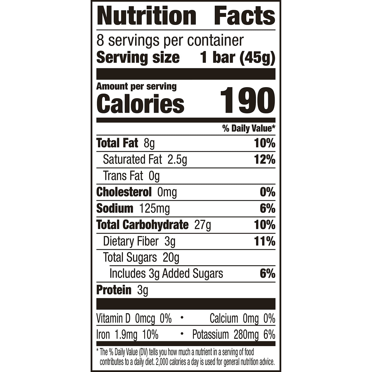 Larabar Chocolate Raspberry Truffle, Gluten Free Vegan Fruit Nut Bars, 8 ct